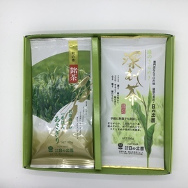 深むし茶・あさぎり100g2本箱入り